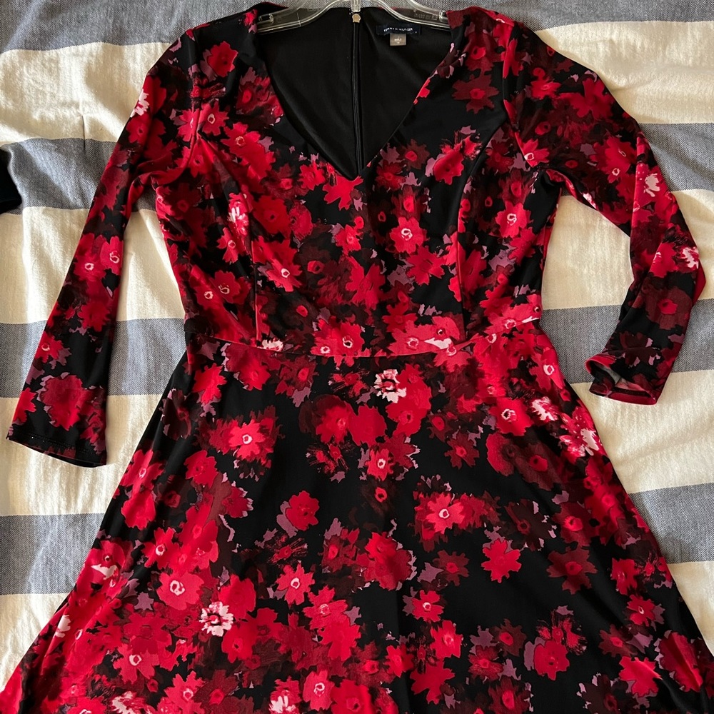 Tommy Hilfiger Floral 3/4 Sleeve Dress